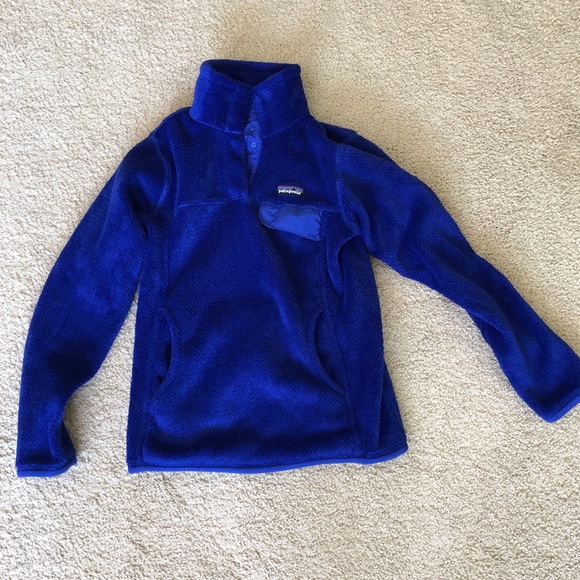 Patagonia Sweaters - Patagonia Royal Blue Re-Tool Snap T Pullover XS